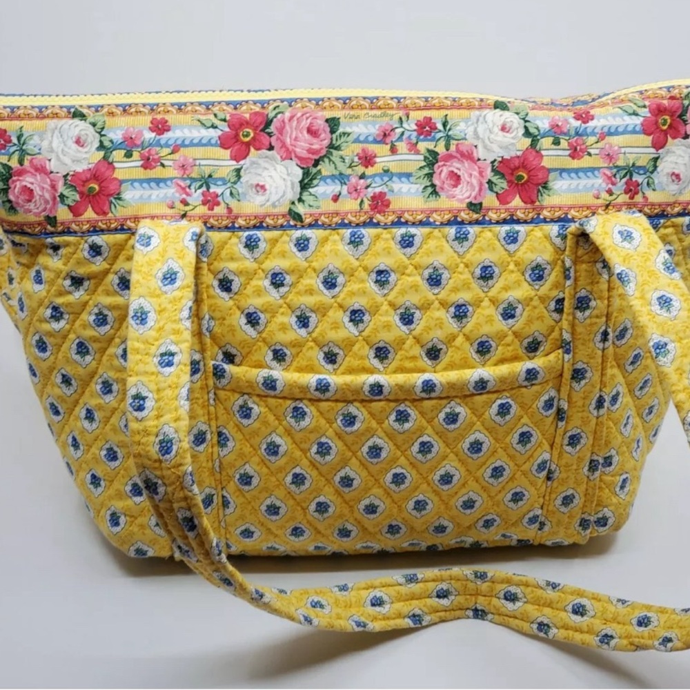 Vera Bradley Shoulder Bag Purse Elizabeth yellow